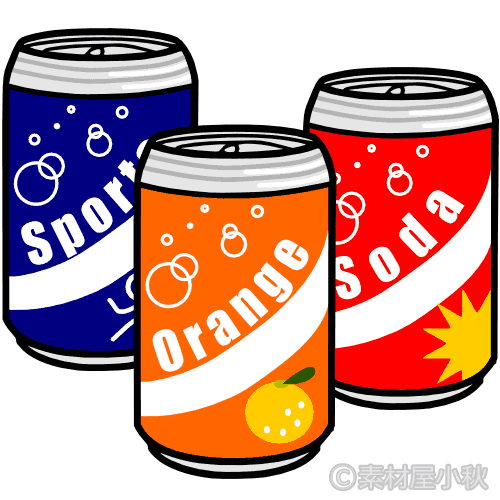ベスト50 かわいい 缶 ジュース イラスト 動物ゾーン